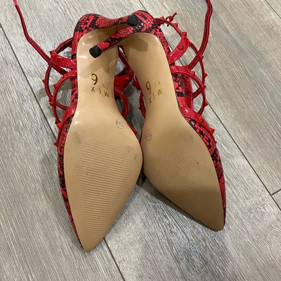 🎊PRICE⬇️MIX No. 6 Women's Red Laboni Pump - size 7 1/2M - Picture 5 of 7
